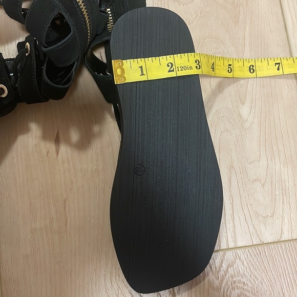 Free People Genuine Suede Sun-Chaser Tall Gladiator Sandals, sz 36 / 5.5 - Picture 13 of 15